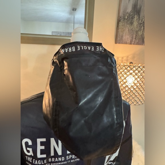 Authentic MENS Emporio Armani trench rain jacket & Belt Sz IT 48 Retail $1895 - Picture 7 of 13